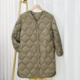 thumbnail image 2 of Yuyuzo Womens Quilted Jackets Button down Lightweight Puffer Jacket Winter Warm Outwear Downcoat, 2 of 4