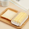 thumbnail image 3 of Boîte de Rangement pour Fromage Frais, Réutilisable, Gobelet en Plastique, Sans Bpa, Compacte, pour la Cuisine, pour Conserver le Fromage, pour Organiser le Réfrigérateur, PENDANE, Blanc, 3 of 4