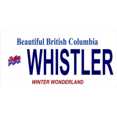 thumbnail image 1 of British Columbia Whistler Photo License Plate Free Personalization on this plate, 1 of 1