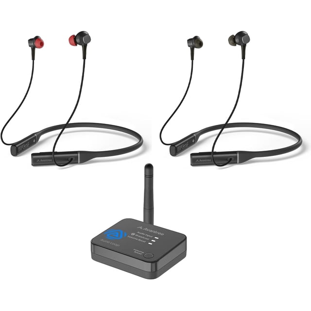 Avantree Aura Loop Dual – Next-Gen Wireless TV Earbuds System for Shared Listening