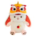 thumbnail image 1 of Rabbit Doll Good Rebound Resilience Full Filling Anti-deformed Lion Dance Chinese Trend Rabbit Toy for Festival, 1 of 10