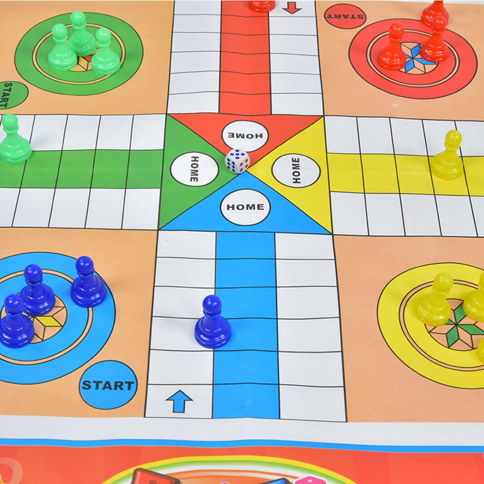 Wchiuoe Board Game, 23.6X17.7in Ludo Game, For All Ages For Kids Boys Gift Girls Gifts