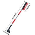 thumbnail image 3 of Detachable Snow Brush and Ice Scraper for Cars SUVs Trucks with Extendable Handle and Foam Grip, 3 of 6
