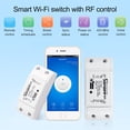 thumbnail image 4 of SONOFF RF Wifi Switch RF 433MHz Works with Alexa for Google Home 10A/2200W Wireless Switch with Timing Function Remote Controller for Android/IOS APP Control for Electric Appliances Universal Smart, 4 of 8