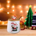 thumbnail image 2 of Coffee Mug Warmer Christmas Gift Warm Cup Insulation Milk Coffee Cup Santa Claus Ceramic Mug Gift Box Set Coffee Gift Set, 2 of 7