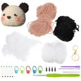 thumbnail image 1 of Animals Crochet Craft Art Tool Crochet Kit Beginners Desk Topper Home Prof M7 Z7X3, 1 of 9