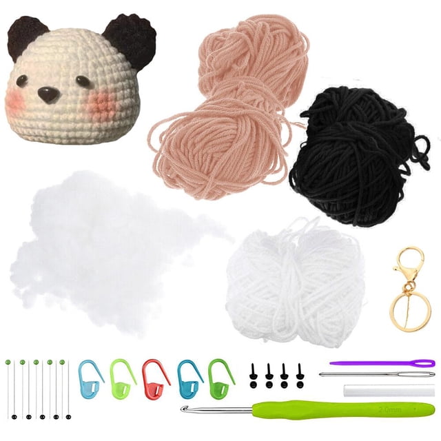 Animals Crochet Craft Art Tool Crochet Kit Beginners Desk Topper Home Prof M7 Z7X3