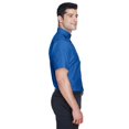 thumbnail image 3 of Harriton Oxford à Manches Courtes pour Hommes avec Protection Anti-Taches, 3 of 3