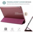 thumbnail image 3 of Case for iPad Pro 13 Inch Case 2024 (M4/7th Gen), iPad M4 13 Case Smart Folio iPad Pro 13 Case, Slim Stand Translucent Hard Shell Back 13-inch 2024 iPad Pro Case, Auto Sleep/Wake - Purple, 3 of 4