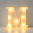 thumbnail image 1 of Light Up Letters,LED Marquee Letter Lights Sign,Light Up Alphabet Letter for Home Party Wedding Decoration,26 Alphabet Big Lights Letter for Party Birthday Christmas Decor Warm White Letter Light, 1 of 9