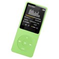thumbnail image 1 of QualitChoice MP3 Player Rechargeable Record Display Screen Portable Media Lossless Sports Running Music Play with Micrphone Green, 1 of 6