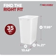 thumbnail image 3 of Rev-A-Shelf RV-35-52 35 Qt Replacement Trash Bin for Pull Out Waste Systems, 3 of 8