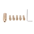 thumbnail image 3 of Brass Drill Chuck, Replacement Electric Drill Bit Collet 7Pcs Mini  For Drilling For Polishing, 3 of 8