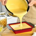 thumbnail image 4 of Baking Pan Rectangular Baking Pan Non-Stick Cake Mold for Oven Baking(Red,1-Piece) Rkxzt, 4 of 8