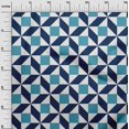 thumbnail image 2 of oneOone Organic Cotton Voile Fabric Triangle|Parallelogram & Square Geometric Print Fabric BTY 42 Inch Wide, 2 of 4