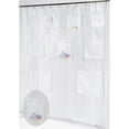 thumbnail image 2 of Rideau de Douche en Tissu Imperméable Ou Doublure avec Poches, 2 of 2
