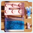 thumbnail image 1 of SUTENGDA Betta Fish Tanks  Aquarium Tanks  Stackable Mini Fish Tank Aquarium Tank Kit  3/5 Gallon Rectangular Fish Bowl with Aquarium Gravel Decoration  Cube Tank for Seaweed Balls Sea Mo, 1 of 6