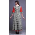 thumbnail image 4 of Bimba Anarkali Kurta Imprimée Longue Robe Maxi IndianKurtisFor Femmes Tenue de Fête, 4 of 6