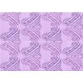 thumbnail image 1 of Ahgly Company Machine Washable Indoor Rectangle Transitional Purple Area Rugs, 4' x 6', 1 of 7