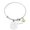 H, variant on Stainless Steel Mom Bracelet Twelve-color Birthstone Can Be Pushed And Pulled