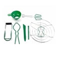 thumbnail image 1 of stanreset Canning Kit,7 Pieces Steel Canning Set for Water Bath/Pressure Hard durable Jams Starter Tools Can Steamer Rack, GREEN, 1 of 6
