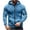 Light Blue, variant on LUOGENLI Hoodies for Men Carhartt Dark Blue Men's Zip up Hoodie Casual Loose Fit Pullover Sweatshirt with Raglan Sleeves for Autumn Winter Comfort Hoodies for Men Pack of 3 Blue Size S