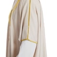 thumbnail image 3 of Pisexur Renaissance Costume Men's Muslim Robe Arab Middle Robe Long Style Long Sleeve Embroidered Standing Neck Pocket Long Shirt Fashion Casual Robe Medieval Costume, 3 of 5