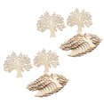 thumbnail image 1 of Copeaux de Bois Décoratifs en Forme d'Arbre, 20 Pcs Accessoires Faits Main Intégration Sans Couture, 1 of 9