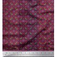 thumbnail image 1 of Soimoi polyester Crepe Fabric Stripe & Moroccan Kaleidoscope Decor Fabric Printed Yard 42 Inch Wide, 1 of 3