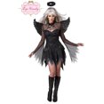 thumbnail image 1 of Sexy Black Fallen Angel Dress Costume Adult Medium 8-10, 1 of 2