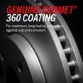 thumbnail image 3 of Power Stop Brake Kit CRK9057 Z17 Evolution Geomet; Ceramic Pads; 308 Millimeter Solid Front Coated Rotor; With Rotors/Brake Pads/Stainless Steel Hardware/Brake Lubricant/Pad Shims/Pad Wear Sensor, 3 of 5