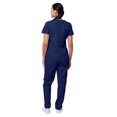 thumbnail image 2 of Sivvan Women's Scrub Set, Mock Wrap Top & Multi Pocket Cargo Pants, Available in 15 Colors, 2 of 6
