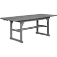 thumbnail image 1 of Pemberly Row Transitional Extendable Patio Dining Table in Gray Wash, 1 of 13