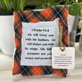 thumbnail image 2 of Handmade Pocket Prayer Quilt with Cross Inside, Individually Sewn Mini Scripture Quilt with Poem, Comfort Gift for Friends and Family, 2 of 6