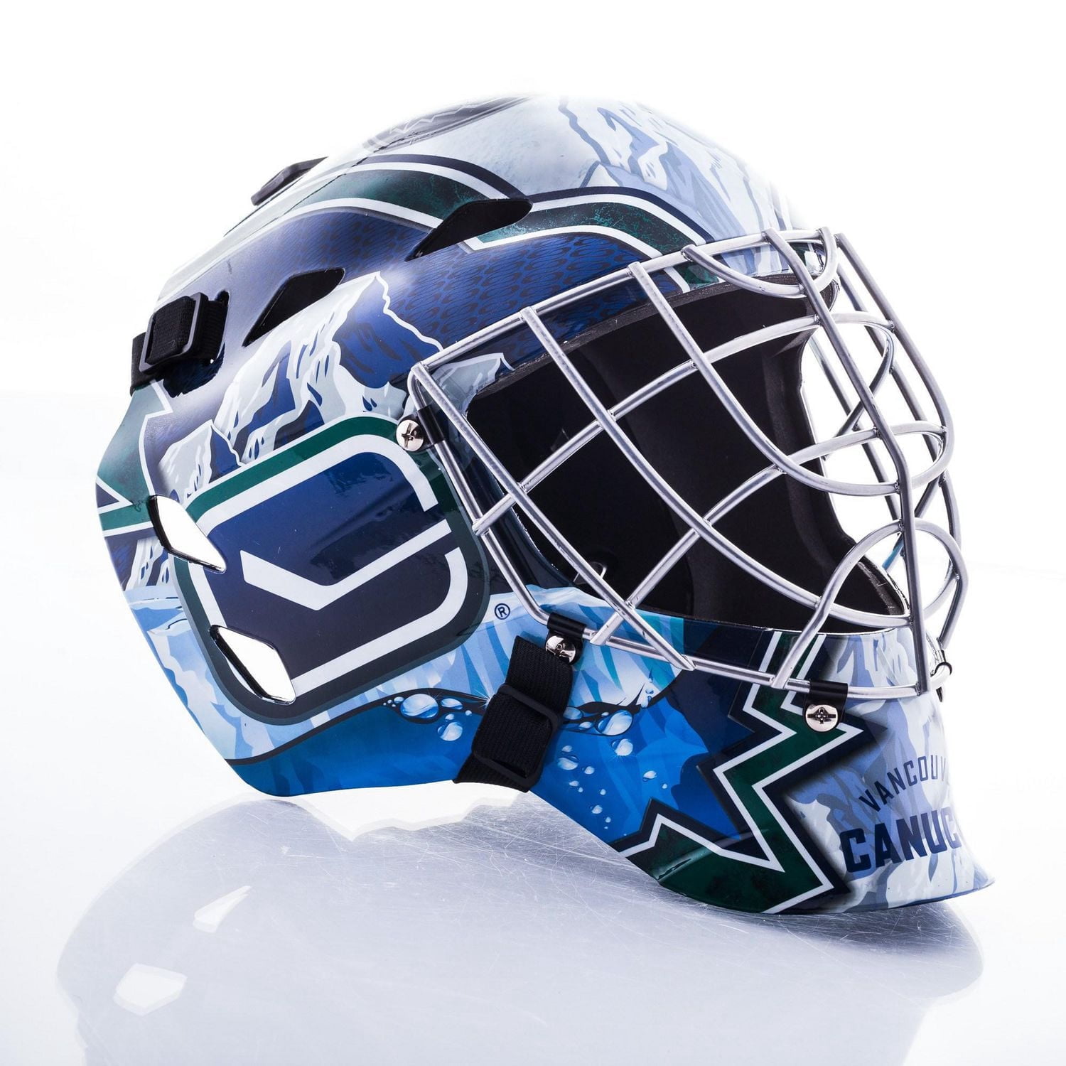 Masque de gardien de but des Canucks de Vancouver de la NHL de Franklin Sports