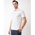 thumbnail image 2 of Polos de Golf pour Hommes à Manches Courtes, Évacuation de l'Humidité, Coupe Sèche, Motifs Imprimés, Polo de Performance à Col, Polos de Golf pour Hommes, 2 of 6