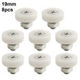 thumbnail image 1 of 8Pcs Plastic Drawer Pulley Replacement Wheels Bearing Small Pulley With Nuts Shower Room Pulley Rollers Runners Hardware, 1 of 9