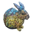 thumbnail image 4 of TopLLC Décorations de Bureau Rétro en Résine 3D en Forme de Lapin avec Lampe LED Design Coloré pour Table, Animaux Mignons de Noël Night Lights, 5.9 Pouces, 4 of 9