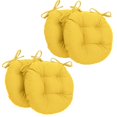 thumbnail image 1 of Coussins de Chaise Ronds Capitonnés en Sergé Uni de 16 Po (Ensemble de 4), 1 of 2