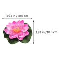 thumbnail image 4 of MasteelfCA 7pcs Artificial Lotus Decors Pool Water Surface Lotus Decors Fake Lotus Decors, 4 of 9