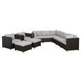 thumbnail image 1 of Innesbrook Collection 10-Piece Aluminum Patio Conversation Set with Grey Cushions, 1 of 2