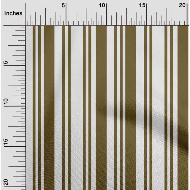oneOone Viscose Chiffon Fabric Bayadere Stripe Printed Craft Fabric BTY 42 Inch Wide