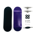 thumbnail image 1 of Finger Skateboard Board Width 32mm Professional Maple Fingertip Skateboard Double Rocker Mini Skateboard Purple, 1 of 8