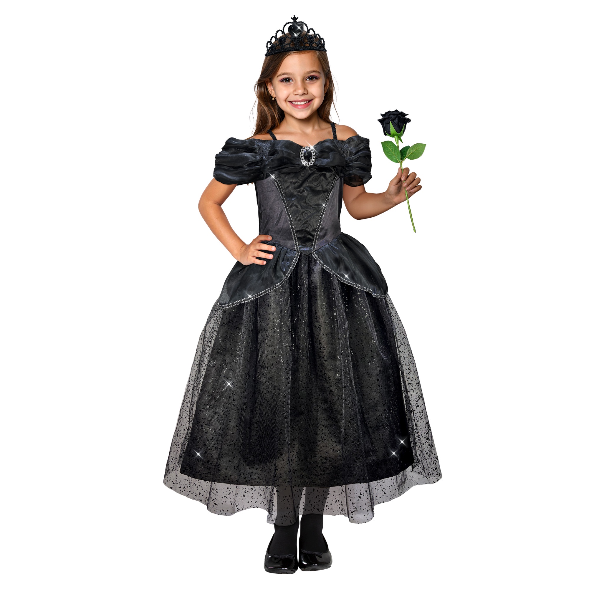 Costume de princesse gothique, Costumes d'Halloween pour enfants, Taille pour fille M.