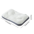 thumbnail image 3 of Oreiller Cervical Tricoté Lavable pour Soulager les Douleurs Cervicales - Soutien Ergonomique pour un Meilleur Sommeil, Oreiller En, Blanc, JKODE, 3 of 6