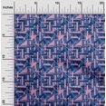 thumbnail image 1 of oneOone Viscose Jersey Fabric Square & Triangle Geometric Print Fabric By The Yard 60 Inch Wide, 1 of 5