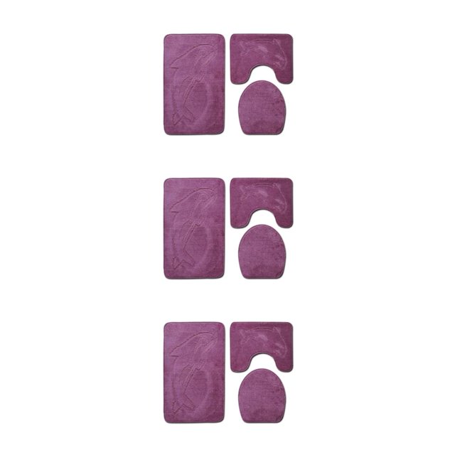 Transemion 3x Durable And Absorbent Bath Mat For Bathtub And Shower Designed To Last PJ210906-A001 3Set