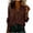 Brown, variant on Ltctricy Button down Shirts for Women Long Sleeve Striped Collared Blouses Business Casual Tops Loose Work Shirts