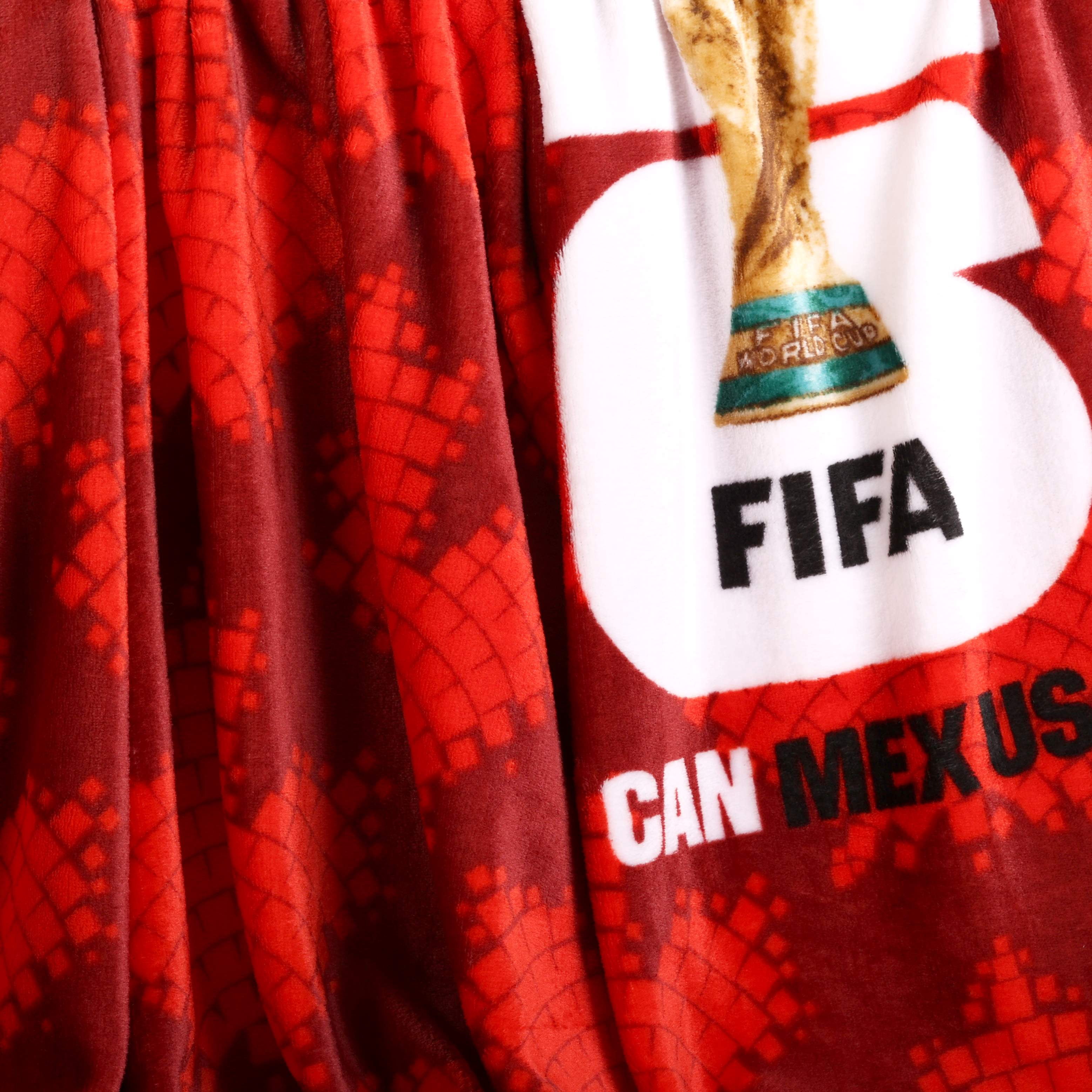 Couverture FIFA Équipe Canada, 127 cm x 152 cm