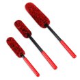 thumbnail image 2 of 3 Pack Car Wheel Brush Rim Tire for SEAT Engine Wash Cleaning Kit Auto Detailing Tool -, 2 of 4